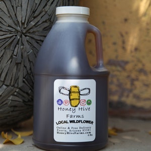 6 lb Raw Wildflower Honey – Pure, Unfiltered, USA Grown | Bulk Natural Honey for Tea, Baking, Allergy Support & Everyday Sweetening.