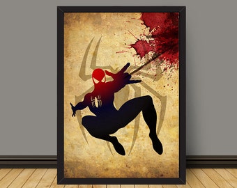 Vintage Spiderman Poster Prints / Vintage Spider Man Poster Prints