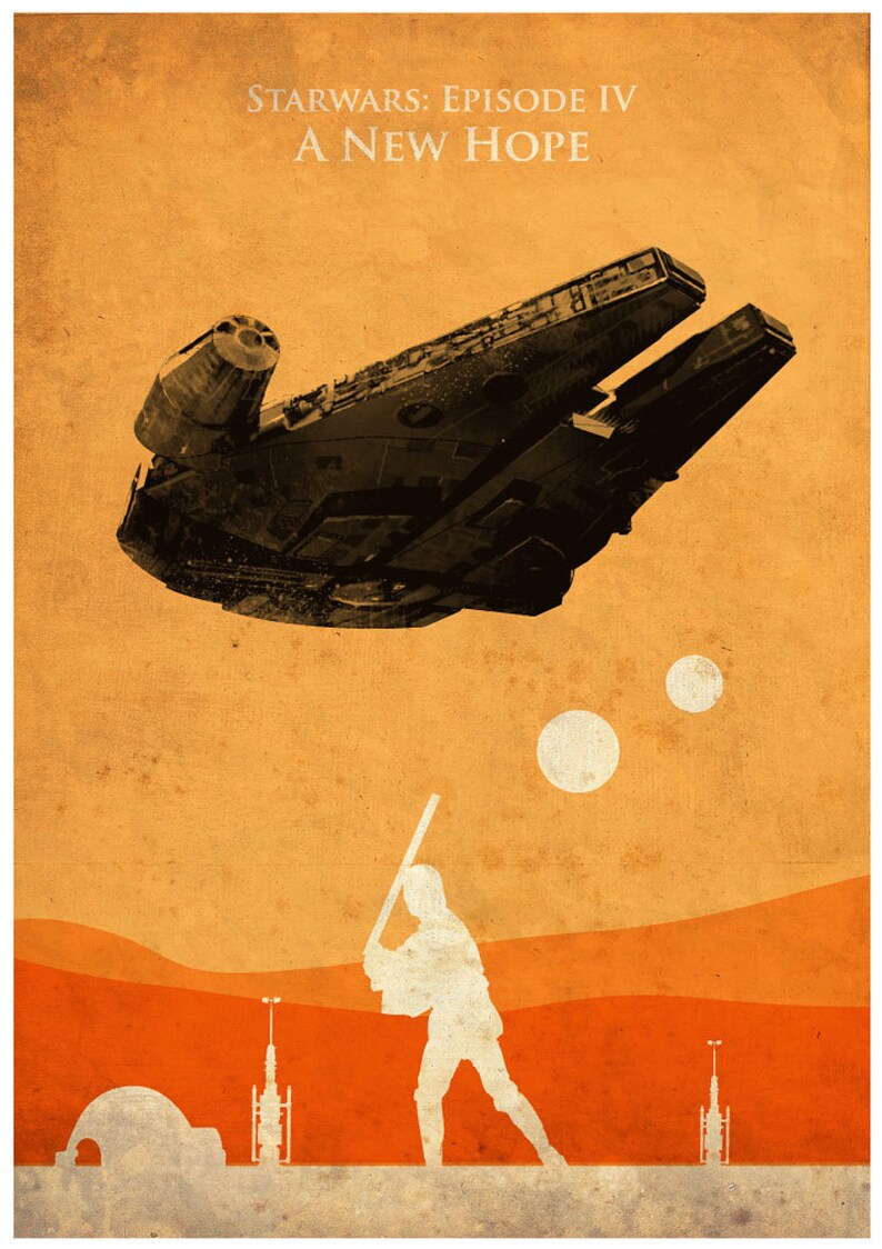 Vintage Star Wars Trilogy Posters Set of 3 Posters Etsy