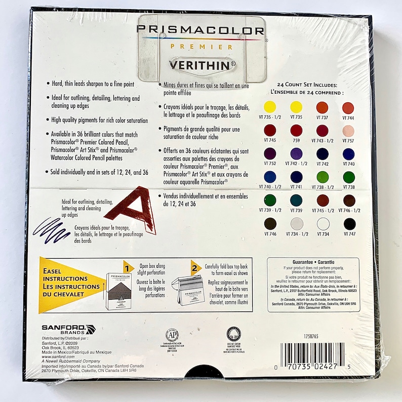 24 ct. Prismacolor Premier Verithin Pencils