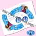 Frozen Birthday Party Printable Cupcake Wrappers Wraps Sleeves Holders ...