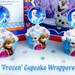 Frozen Birthday Party Printable Cupcake Wrappers Wraps Sleeves Holders ...