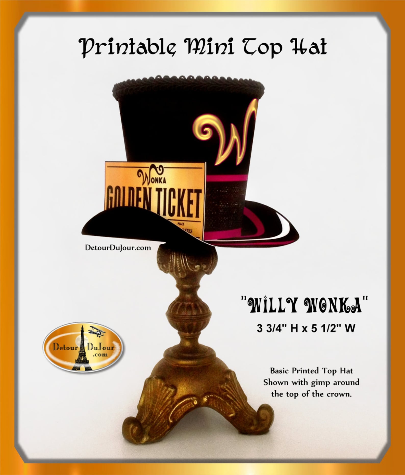 willy wonka hat original