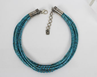 Turquoise Silver Necklace