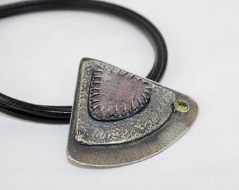 Unique Quartz Silver Necklace