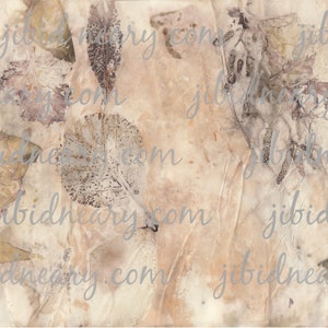 Leaf Litter, an Eco-Dyed Paper Collection, 10 pages