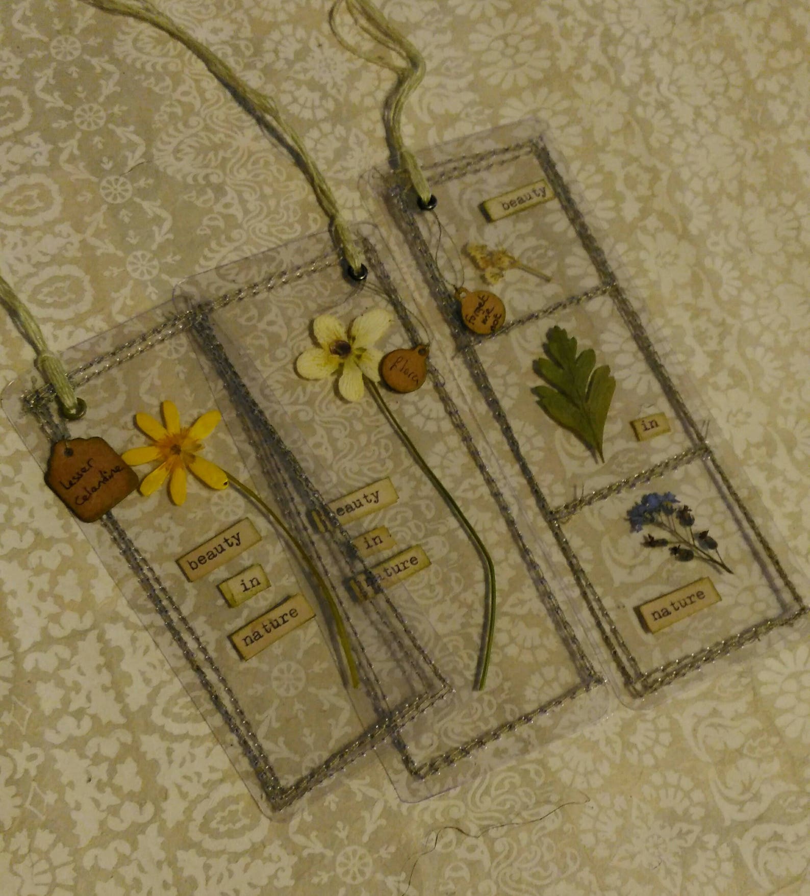 Set of 8 Botanical Specimen Herbarium Tags/Journaling Cards Etsy