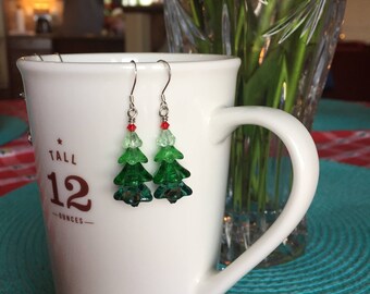 Swarovski Crystal Holiday Earrings on Sterling Silver Ear Wires