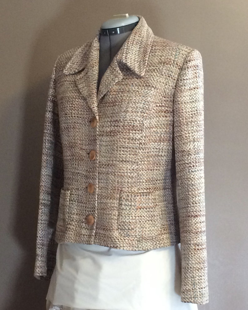 1960/'s Silk Tweed Blazer