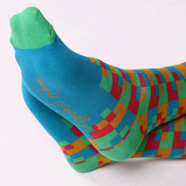 Chaussettes habillées colorées pour hommes | Chaussettes de garçons d’honneur | chaussette homme | Cadeau homme | Cadeaux garçons d’honneur | chaussette drôle | Joyeux chaussette | Chaussette folle |