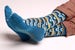 Mens colorful dress socks in blue aztec print | groomsmen sock | man sock | groomsmen gift | funny sock | happy sock | crazy sock | 