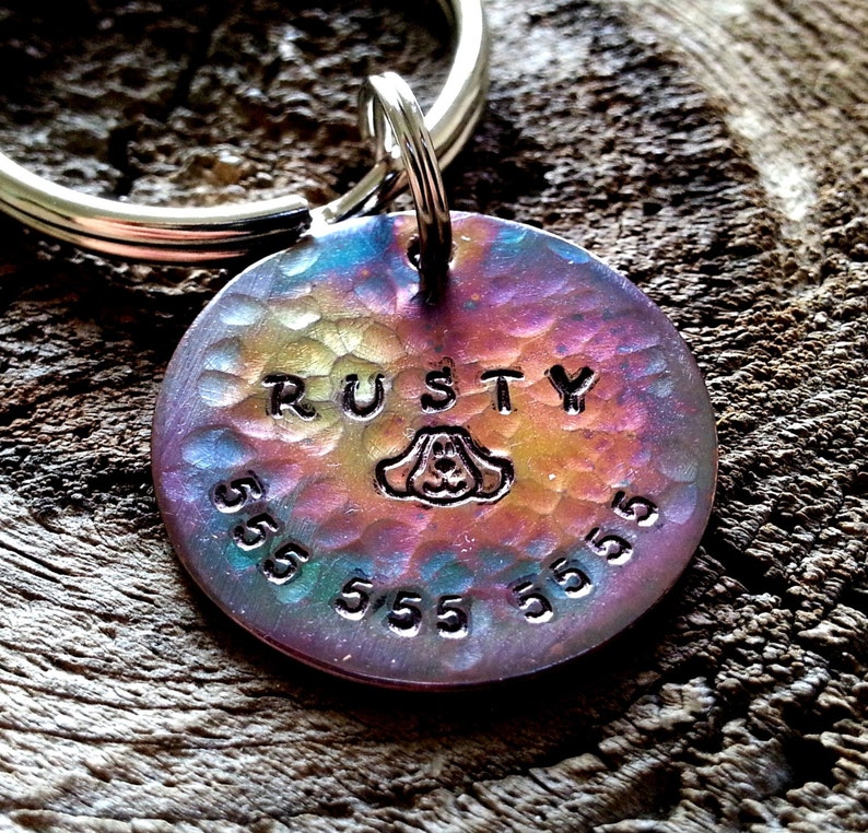 Pet ID Tag Personalized Pet ID Tag Dog Tag Pet Tag Cat Etsy