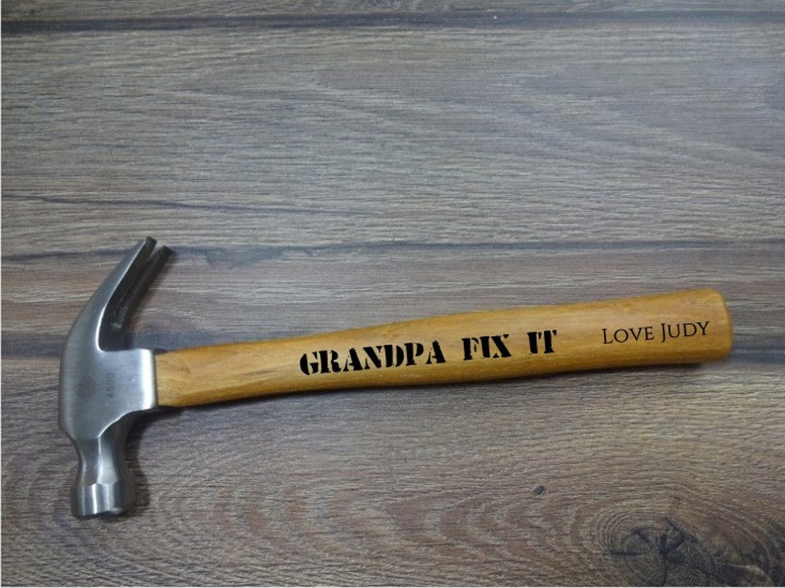 Personalized Engraved Hammer. Gift for Him Dad Husband Etsy