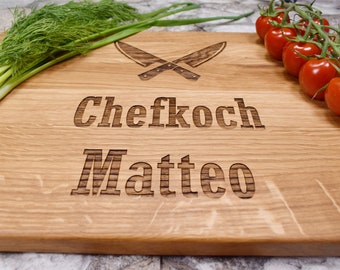 Custom Cutting Board  Kitchen Master. Laser Engraved Handmade Wooden Chopping Board. Birthday, Housewarming, Boss's Day Gift by Algis Crafts