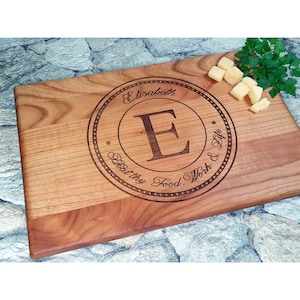 Custom Handmade Cutting Board. Choose Oak, Cherry, or Beech, Personalize with Your Message. Elegant Kitchen & Gift Idea for Every Occasion