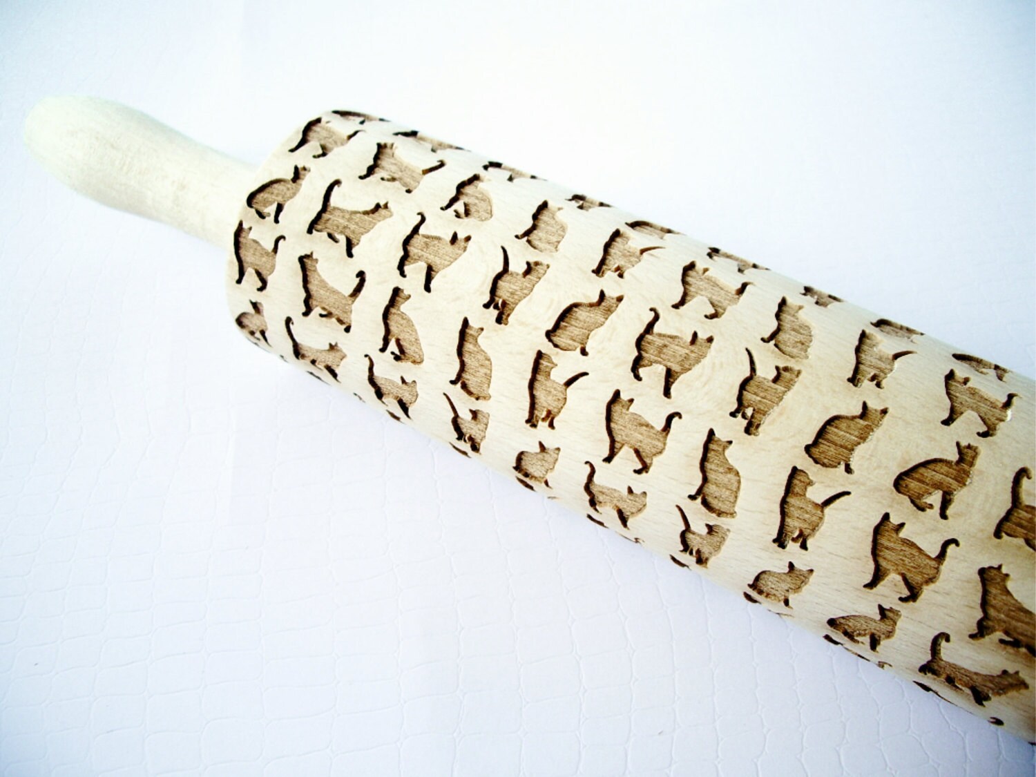 5 ANY Pattern Rolling Pin SET. Lazer Engraved Embossing Etsy