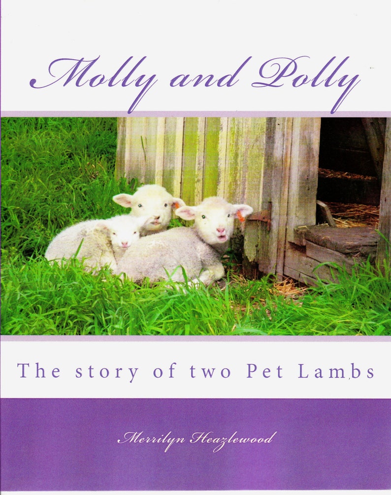 A Childrens Story Book About Two Pet Lambs Who Live in Etsy Australia