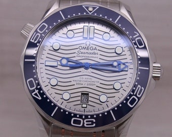 Omega Seamaster Pro 300 m, 42 mm, acier, céramique, montre de plongée Master Co-Axial 8800, boîte, montre homme, Giff For Him.