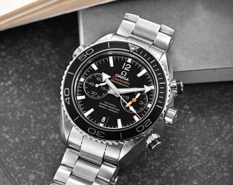 Omega Seamaster Planet Ocean 600m Co-Axial Master Chronometer Chronograph 45,5mm 21530465101001, Herrenuhren, Herrenuhr, Giff für Ihn