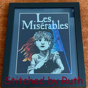 Les Miserables - the Musical - Counted Cross Stitch Pattern (x-stitch ...