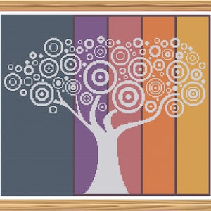 Tree 2 - Counted Cross Stitch Pattern (X-Stitch PDF)