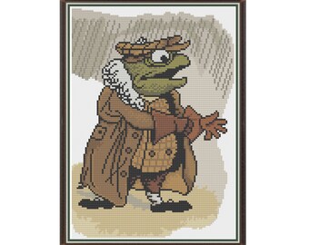 Wind in the Willows - Mr Toad 1 - Counted Cross Stitch Pattern (X-Stitch PDF)