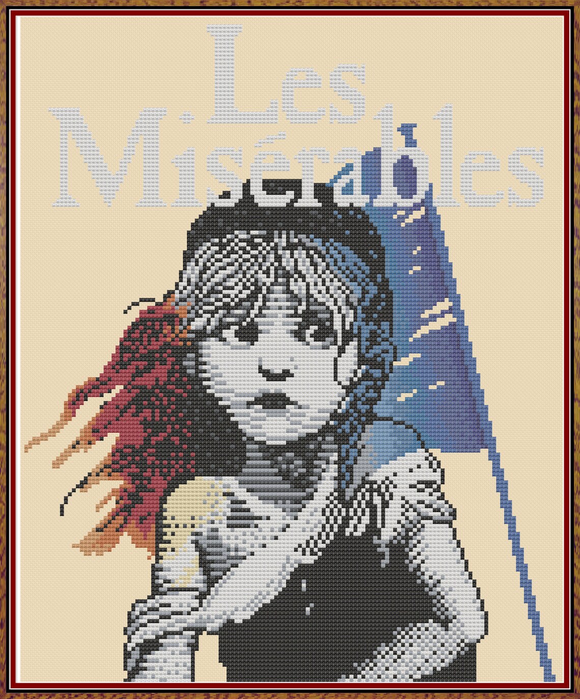 Les Miserables - the Musical - Counted Cross Stitch Pattern (x-stitch ...