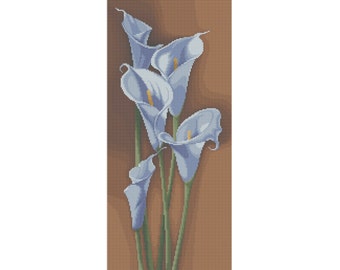 Calla Lilies - Counted Cross Stitch Pattern (X-Stitch PDF)