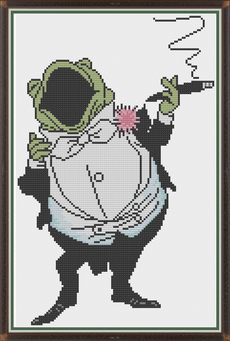 Wind in the Willows Mr Toad 2 Counted Cross Stitch Pattern - Etsy
