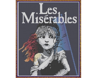 Les Miserables - The Musical - Counted Cross Stitch Pattern (X-Stitch PDF)