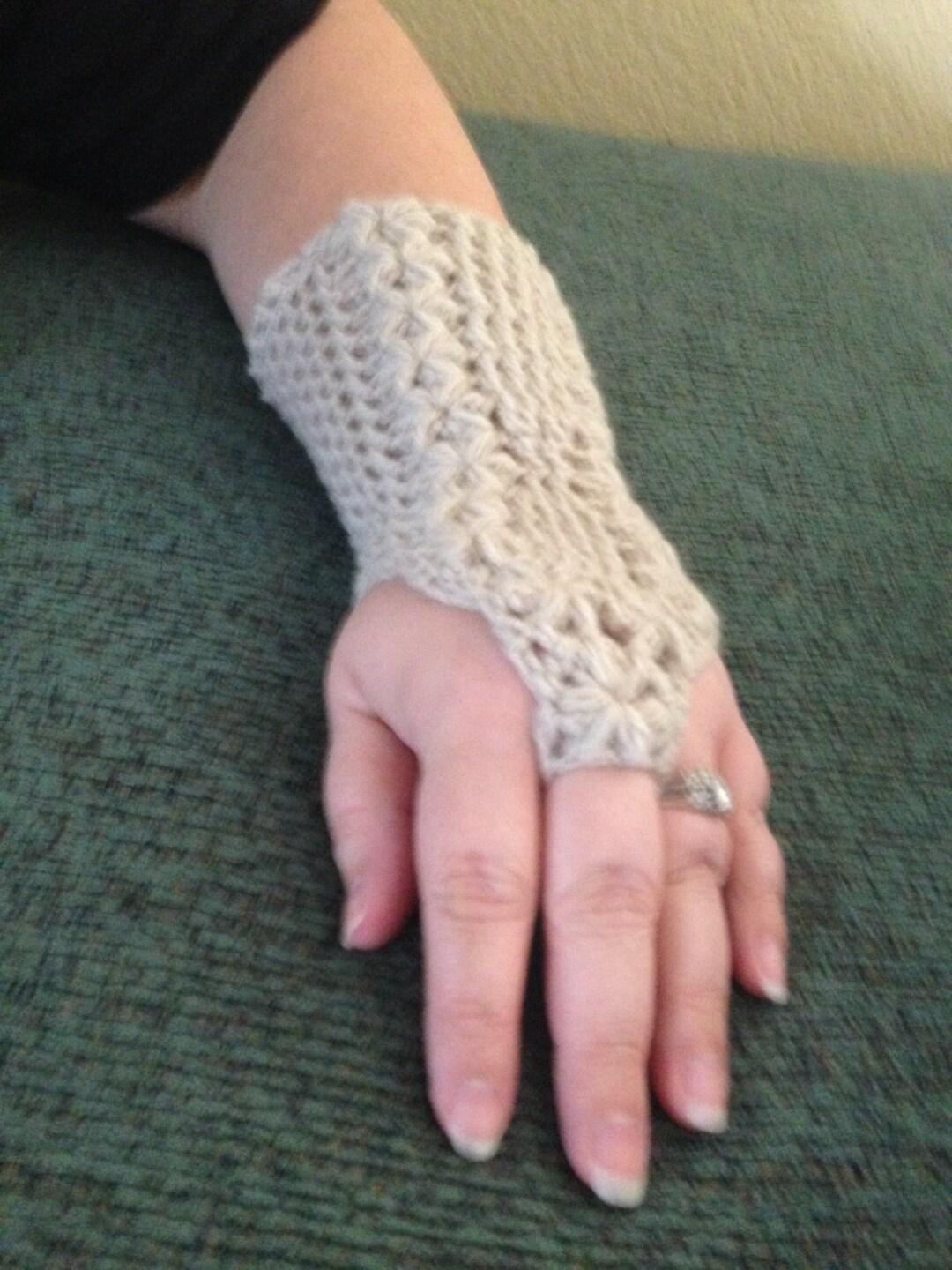 Flower Trails Fingerless Gloves - Etsy
