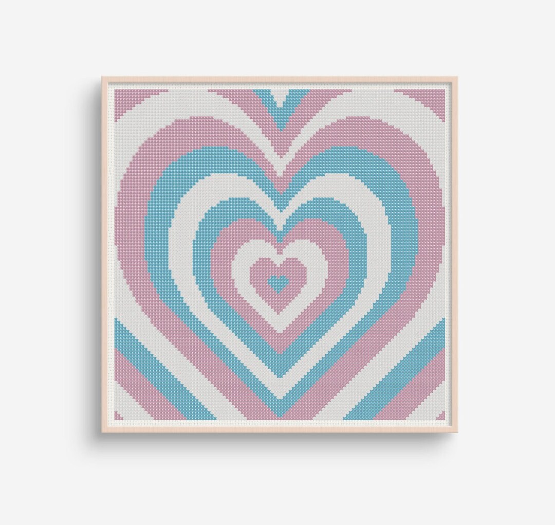 Transgender Pattern Transgender Pride Cross Stitch Pattern PDF - Etsy