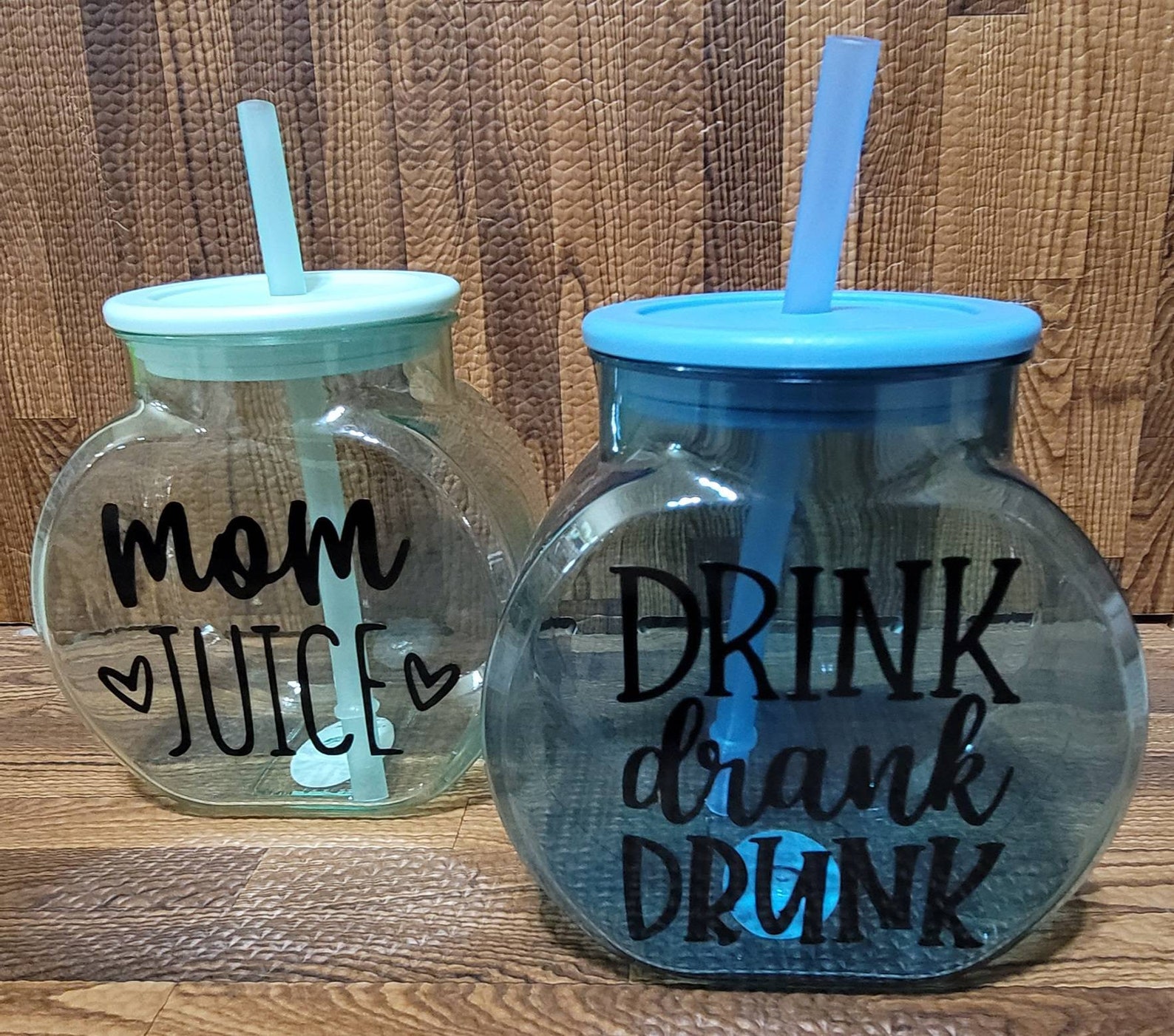 40 oz fishbowl cup with lid drink cup fishbowl customized Etsy