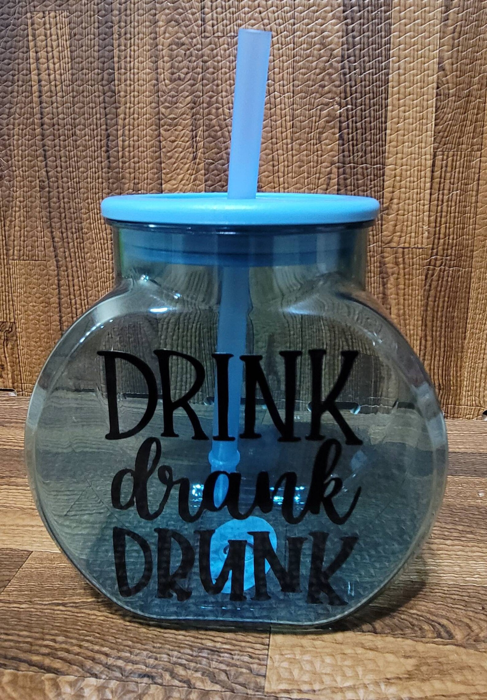 40 oz fishbowl cup with lid drink cup fishbowl customized Etsy