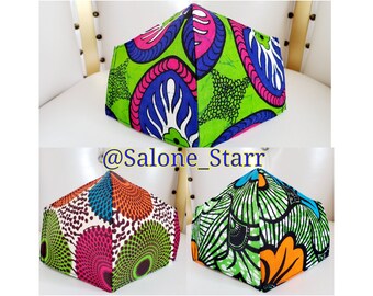 ONE Ankara Cotton Mask- Face covering