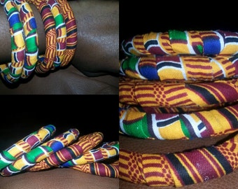CINCO Kente Skinny Bangles