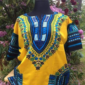 Dashiki Shirt - African Shirts, Pan-African, Kente, Ankara Tops, Dashiki, African Outfit