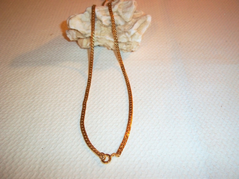 Cross-Over Tassel Necklace Serpentine Chain Faux Clear Rhinestones Modern Costume Jewelry Perfect For All Sweet Gifting Excellent Condition
