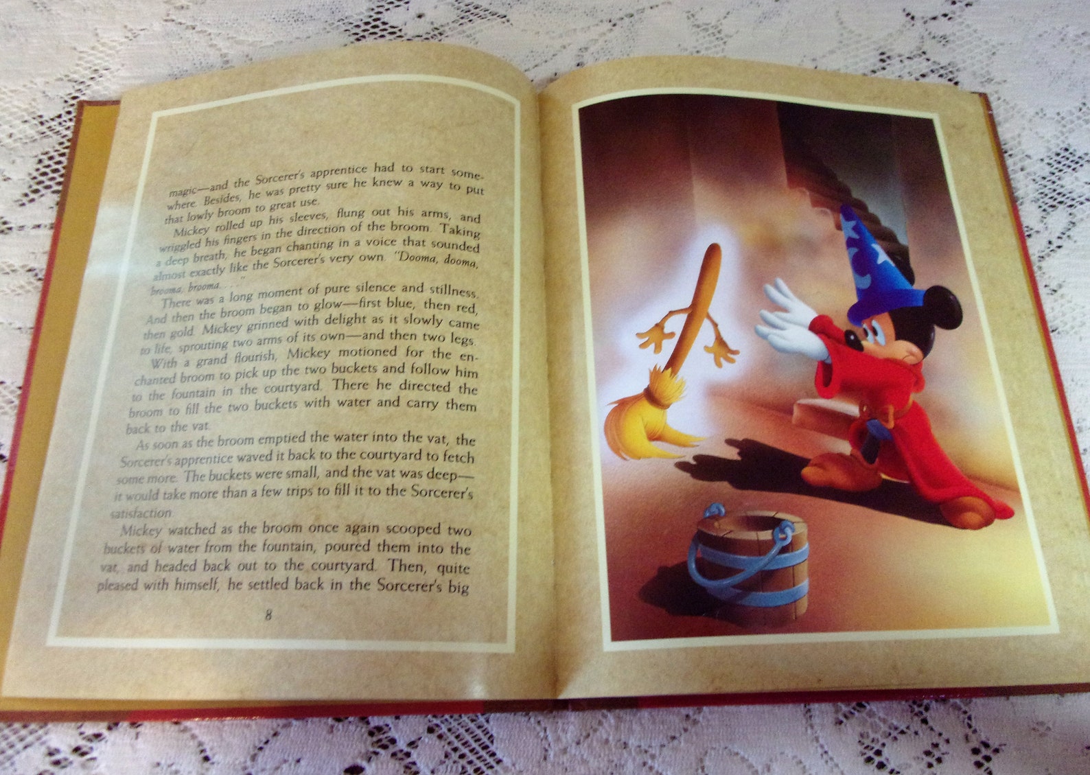 Walt Disney's the Sorcerer's Apprentice Storybook & Etsy