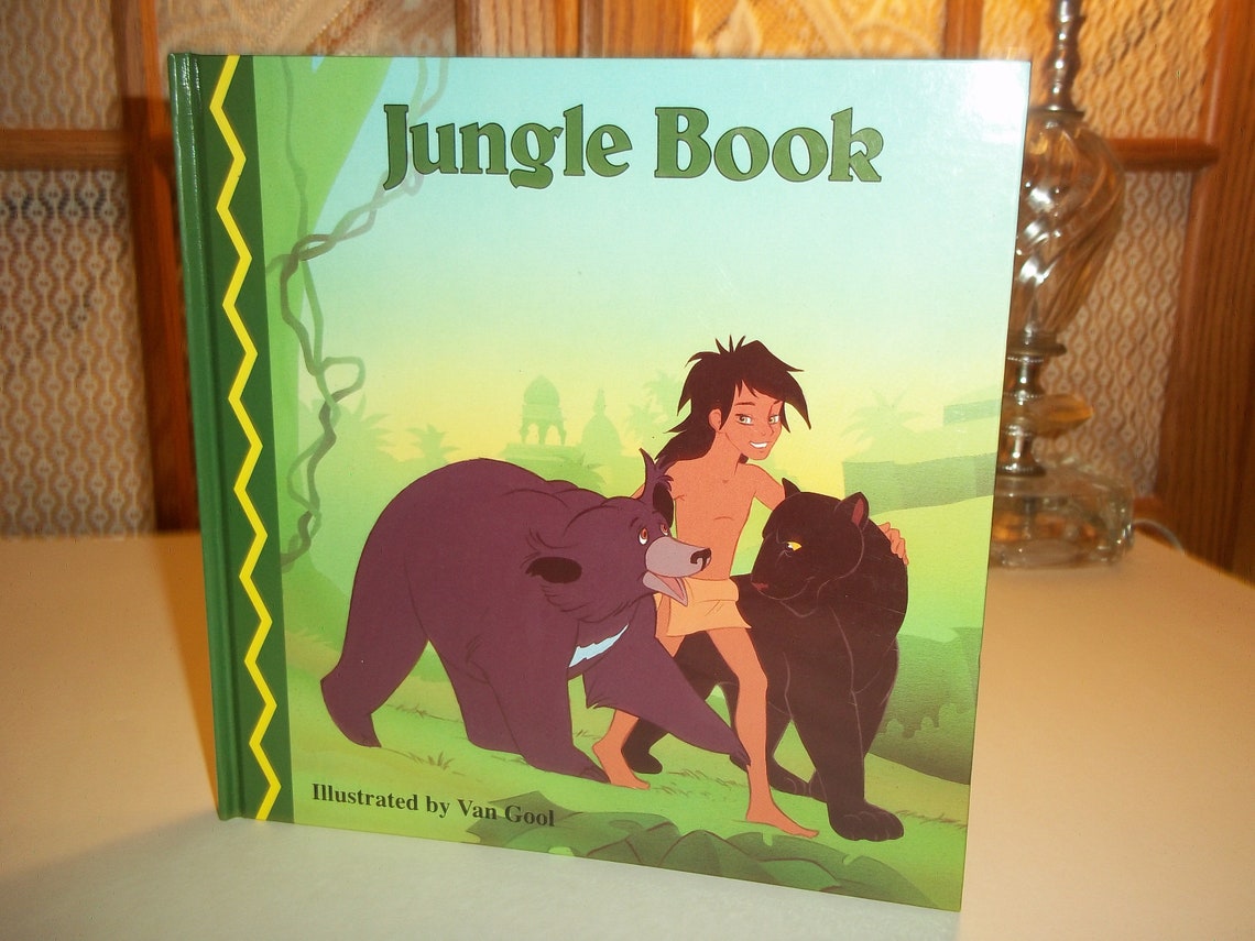Jungle Book Children's Book Illustrated by Van Gool Vision | Etsy