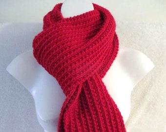 【todayful】Rib Knit Muffler /red TODAYFUL（トゥデイフル）の「Rib Knit Muffler（マフラー