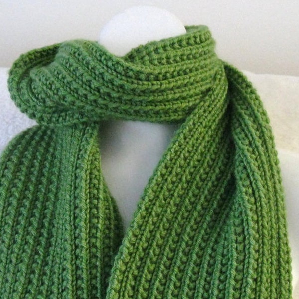 Lime Green Scarf - Etsy