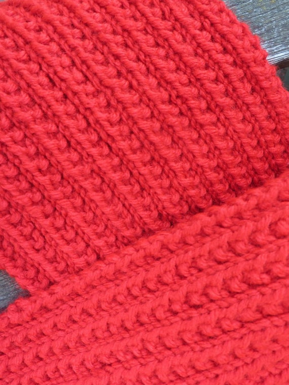 【todayful】Rib Knit Muffler /red TODAYFUL（トゥデイフル）の「Rib Knit Muffler（マフラー