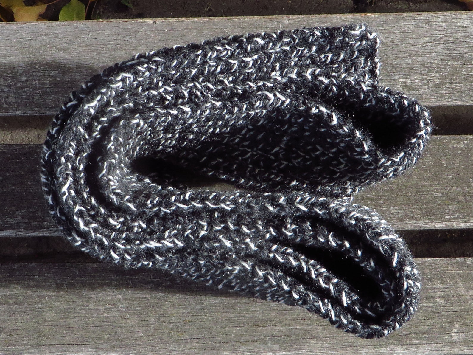 Black and Gray Scarf Hand Knit Mens Scarf Boyfriend Scarf Etsy Canada