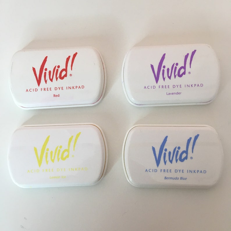 Vivid Premium Dye Ink Pad New and Gently Used Etsy