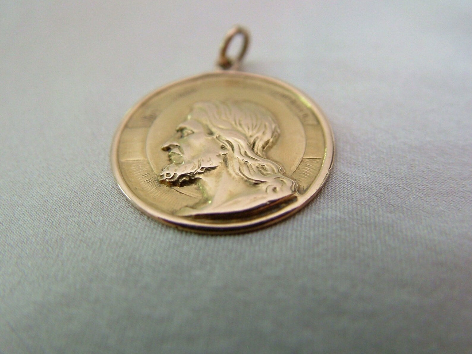 Vintage Italian 18k Gold Jesus Medal 18k gold Jesus Medal Etsy