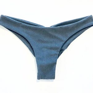 Monaco Cheeky Bikini Bottom Seamless Reversible Scrunch Back Style Swimwear Women Fashion Trendy Bathing Suit