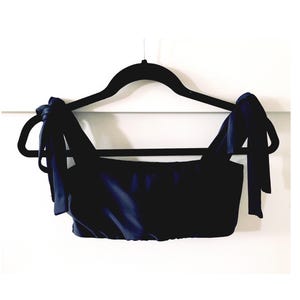 Tori Bandeau Bow Ties Style Bikini Top Custom Supportive Top Wear Multiple Ways Seamless Swimwear