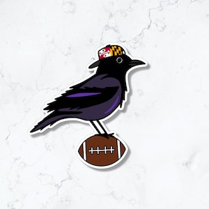 Baltimore Raven Football Sticker