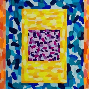 Sorora # 2, acryl gouache on paper, 14&quot; x 10&quot;